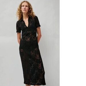 No. 6 Karolin lace dress in black, Large. NWT.